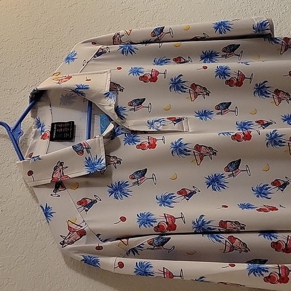 Tropical Bros Polo Shirt - White - XL - Picture 2 of 16